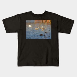 Scottish Photography Series (Vectorized) - Swanning About Kids T-Shirt